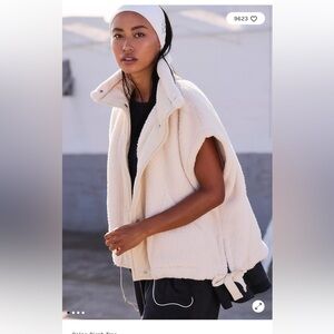 Free People // Scout It Out Fleece Vest// S// Birch Tree